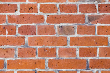 old red brick wall background