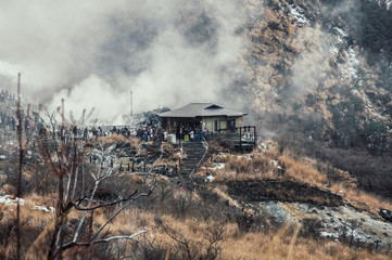 Owakudani volcanic valley,Japan