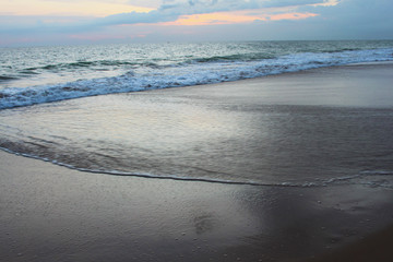 oceans waves and sand