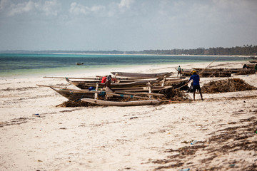 Fototapeta na wymiar Занзибар пляж