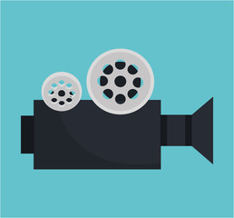 video camara movie icon vector illustration design
