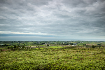 Fototapeta na wymiar Scenic view of a village in County Down, Northern Ireland