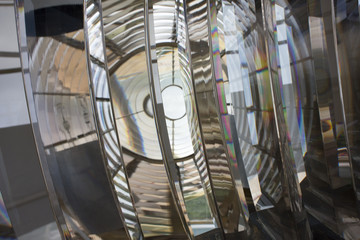 Optical Glass of a Lighthouse Light