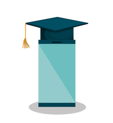 education online flat icons vector illustration design