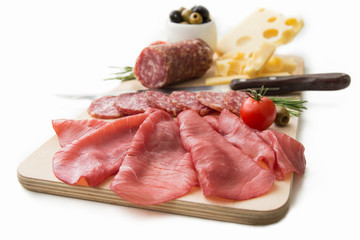 Vassoio di salumi e formaggi, tray of appetizers
