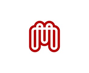 M logo letter