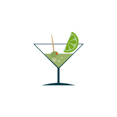 margarita cocktail isolated icon vector illustration design