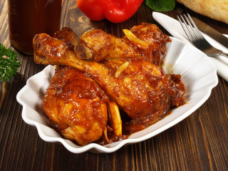 Hähnchen BBQ