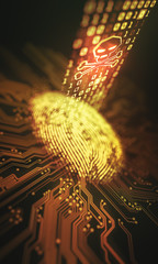Security breach and access to personal data through the fingerprint.