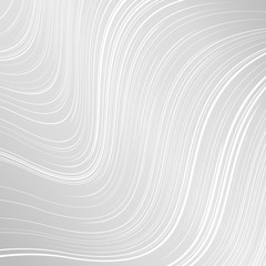 Abstract pattern of the plurality of distorted lines on a white