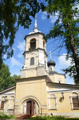 Fototapeta premium Church of John the Baptist in Vologda, Russia. The church was built in 1710
