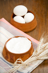 Yogurt And Eggs 