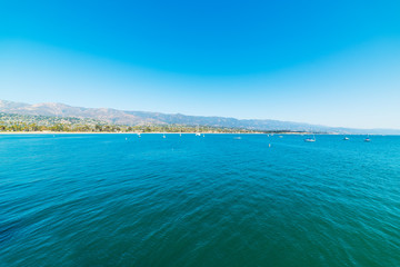 Santa Barbara blue sea