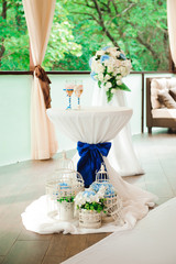wedding ceremony decoration, wedding glasses