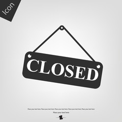 Closed board icon