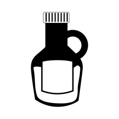 Bottle of peanut oil vector illustration design