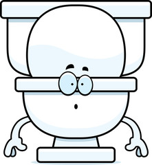 Surprised Cartoon Toilet