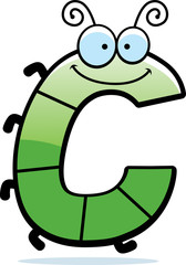 Cartoon Letter C Bug