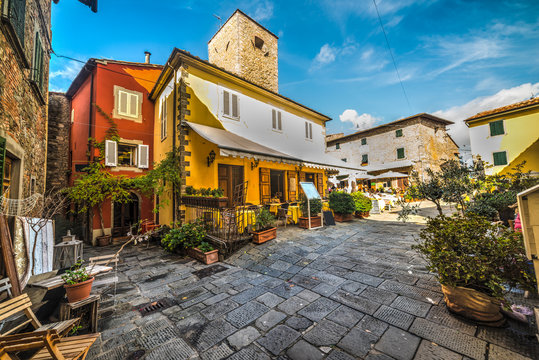 Small square in Montecatini