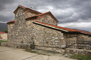 Fototapeta na wymiar Church of Sts. Constantine and Helena in Ohrid. Macedonia