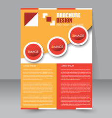 Abstract flyer design background. Brochure template. To be used for magazine cover business mockup education presentation report. 