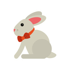 easter bunny cute symbol vector illustration eps 10