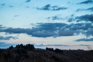 Ciel nuageux