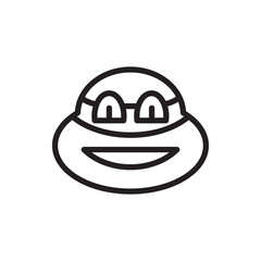 ninja icon illustration