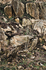 old stones, background