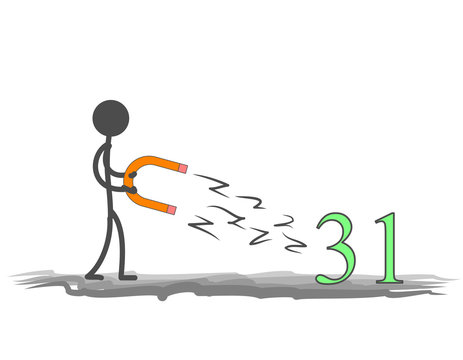 31 sayısını &ccedil;ekmek