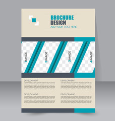 Abstract flyer design background. Brochure template. To be used for magazine cover business mockup education presentation report. 