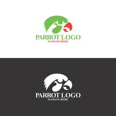 parrot logo in vector
