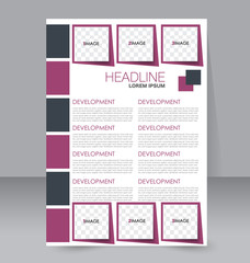 Abstract flyer design background. Brochure template. To be used for magazine cover business mockup education presentation report. 