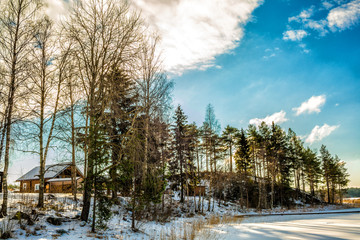 Sunny winter in Karelia