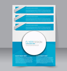 Abstract flyer design background. Brochure template. To be used for magazine cover business mockup education presentation report. 