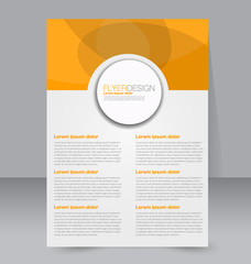 Abstract flyer design background. Brochure template. To be used for magazine cover business mockup education presentation report. 