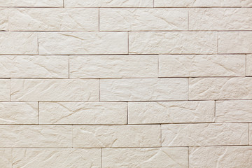 Square white brick wall background