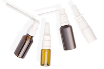 Naklejka premium Medical medicine spray