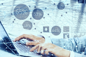 Social connection and networking . Mixed media