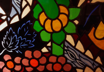 Сolorful decoration of glass mosaic