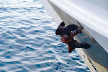 Close up of boat anchor © o_shi