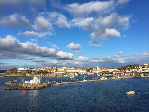 The city of Stromstad in vastra Gotaland county in western Sweden.