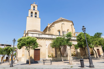 Fototapeta na wymiar Cordoba - The church Iglesia de Santa Marina de Aguas Santas.