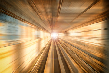 abstract motion blur move speed with warm color filter - can use to display or montage on product