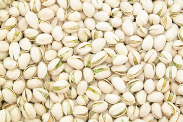 Pistachios nuts background