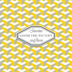 Geometric Pattern & Vintage Frame © Giraphics