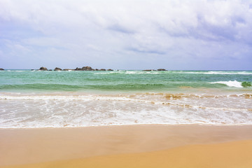Fototapeta na wymiar スリランカ南部の黄金海岸