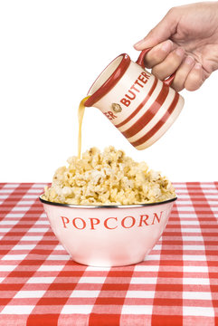 Hot Popcorn With Butter