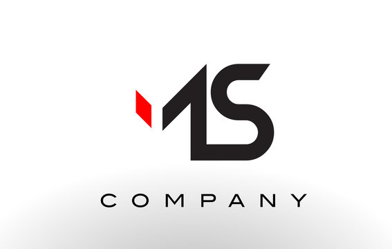MS Logo.  Letter Design Vector.