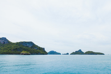 Fototapeta premium View of islands from Ang Thong National Marine Park, Thailand